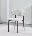 Chaise BOHEME Marbella beige Noyer