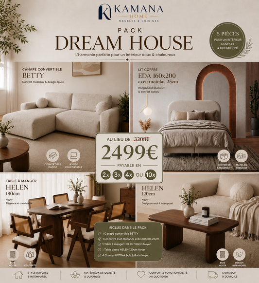 Pack DREAM HOUSE – Un intérieur complet, élégant et harmonieux