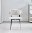 Chaise BOHEME Marbella beige Noyer