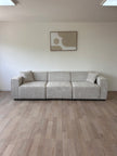 Canapé EMMA – Modulable en tissu Marbella beige DISPONIBLE LE 15/09
