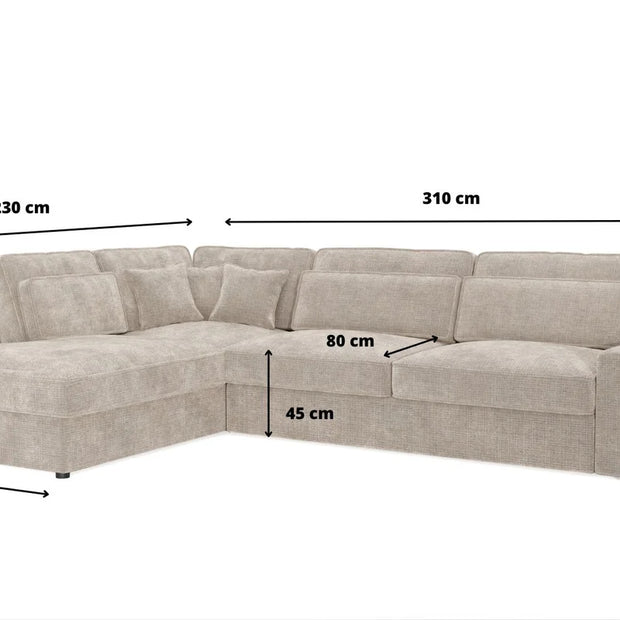 Canapé d'Angle Lexus Marbella Beige