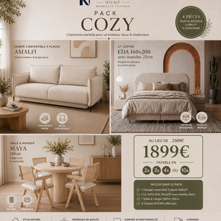 Pack COZY – L'élégance et le confort réunis