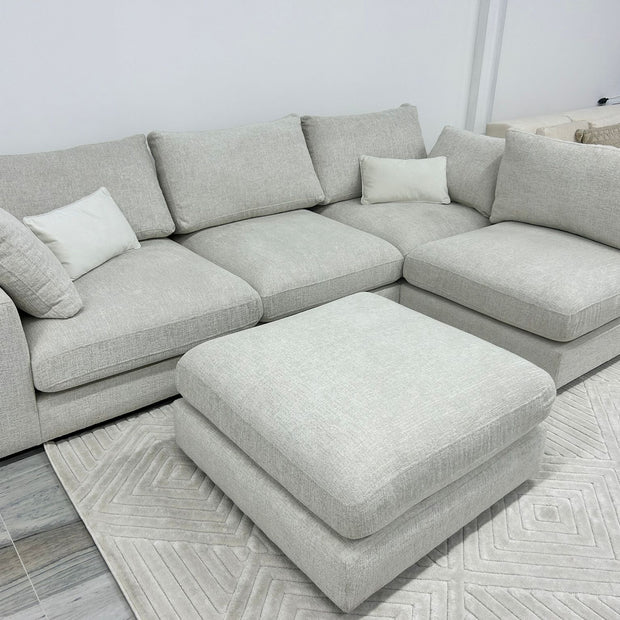 Canapé modulable JULIA 4+1 chenille