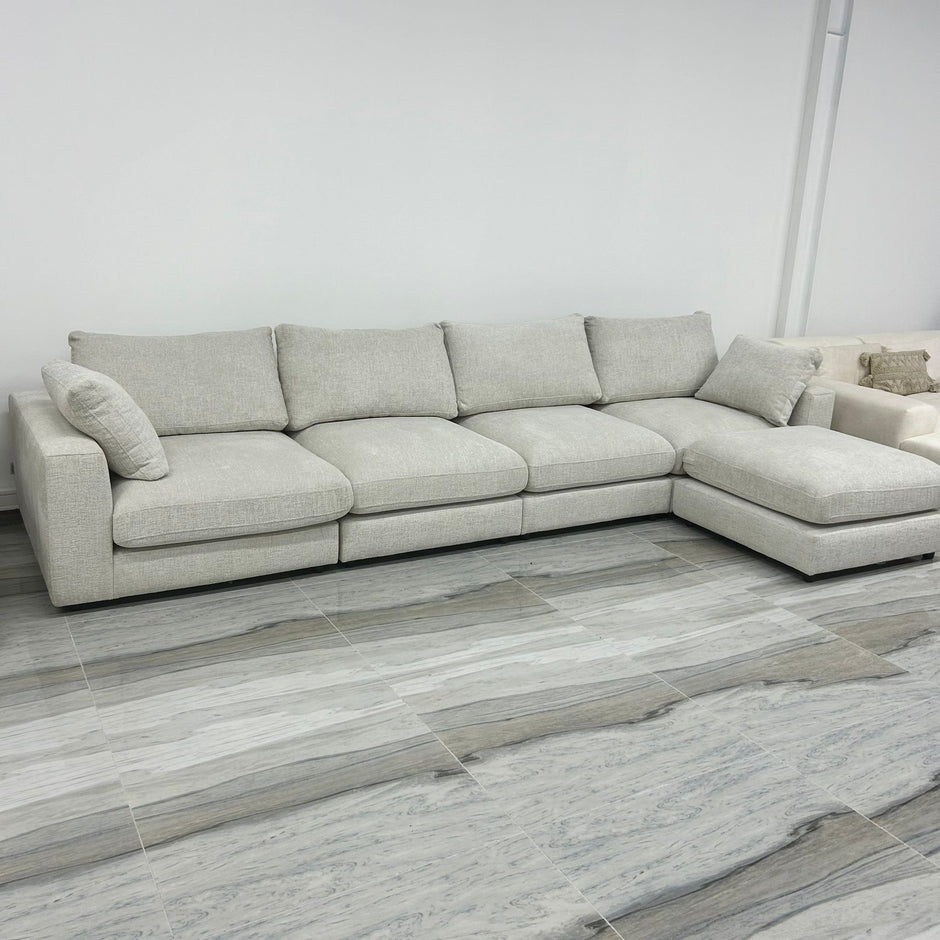 Canapé modulable JULIA 4+1 chenille