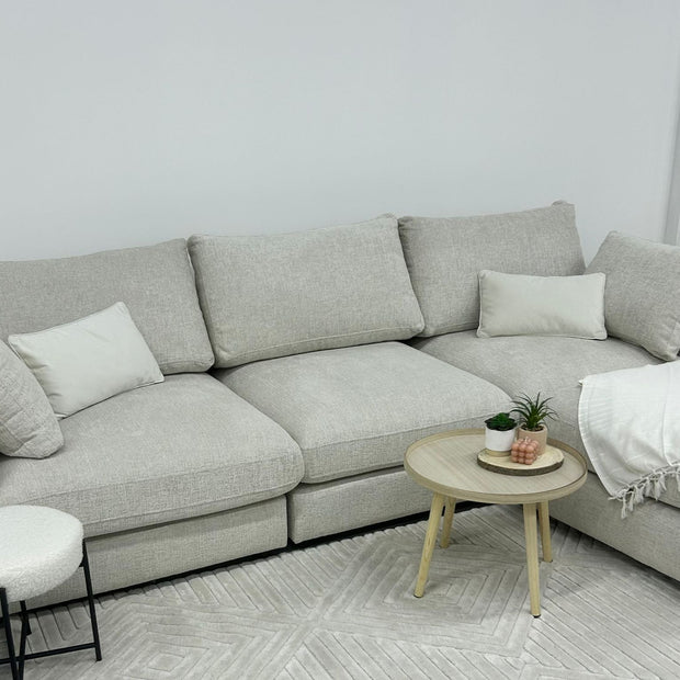 Canapé modulable JULIA 3+1 chenille