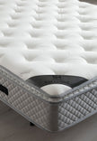 Matelas à ressort avec surmatelas intégré : épaisseur 32 cm Exclusive Gris