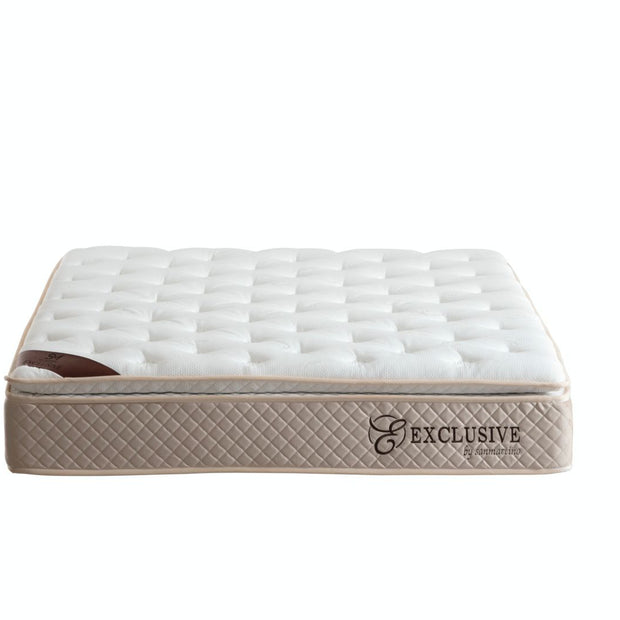 Matelas à ressort avec surmatelas intégré : épaisseur 32 cm Exclusive Beige