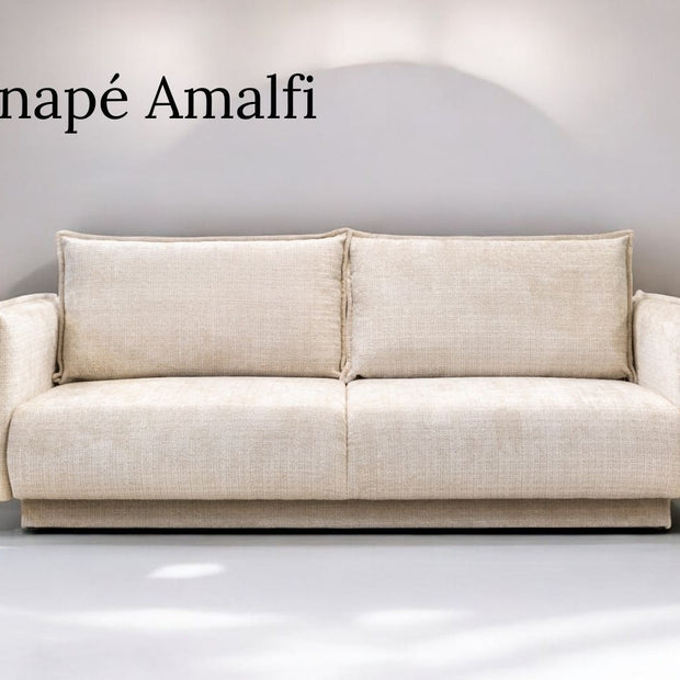 Canapé convertible AMALFI Marbella blanc cassé