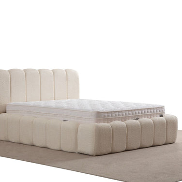 Lit Coffre ALYA BLANC CASSE - Chenille