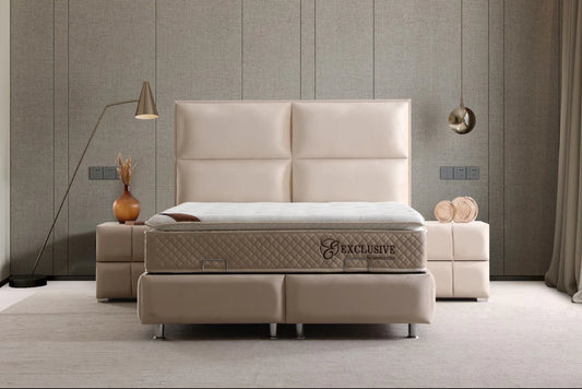 Lit coffre - SIDNEY BEIGE