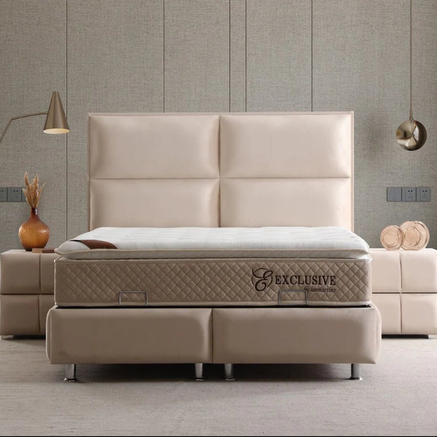 Lit coffre - SIDNEY BEIGE
