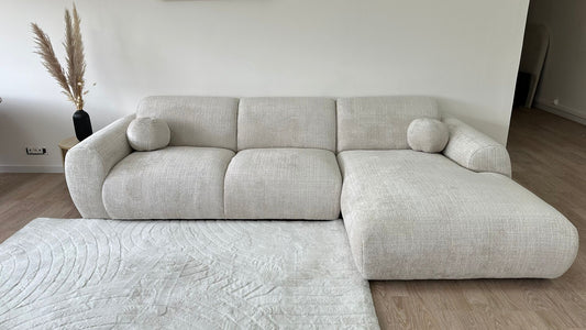 Canapé Cloud Tissu Marbella Crème