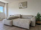 Canapé convertible BETTY / angle universel MARBELLA Beige