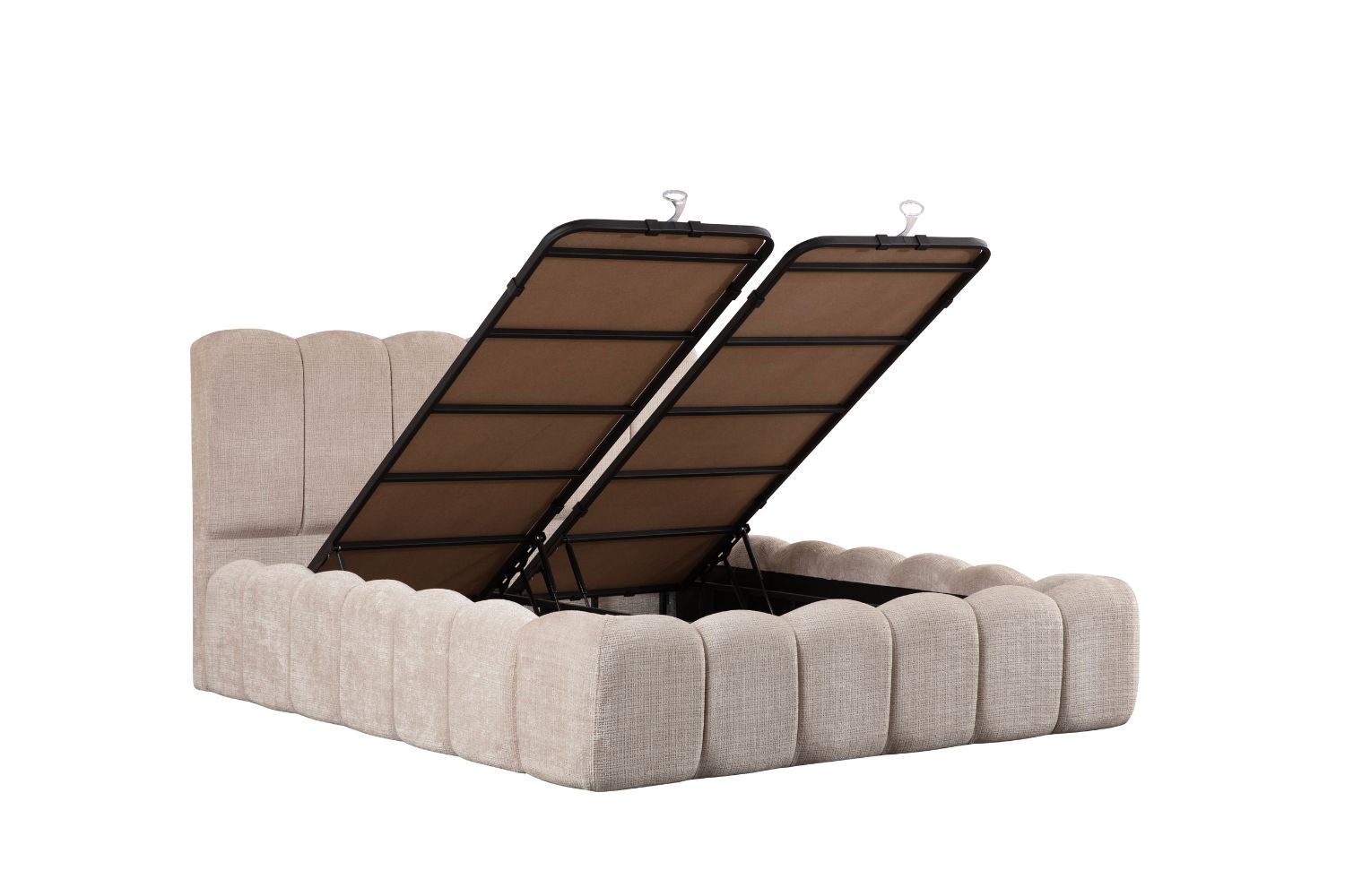 Lit Coffre ALYA BEIGE - Marbella