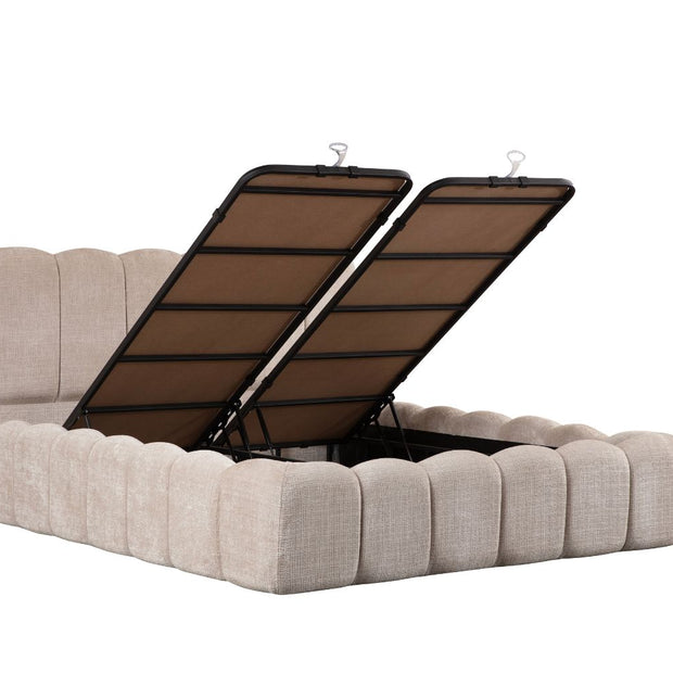 Lit Coffre ALYA BEIGE - Marbella
