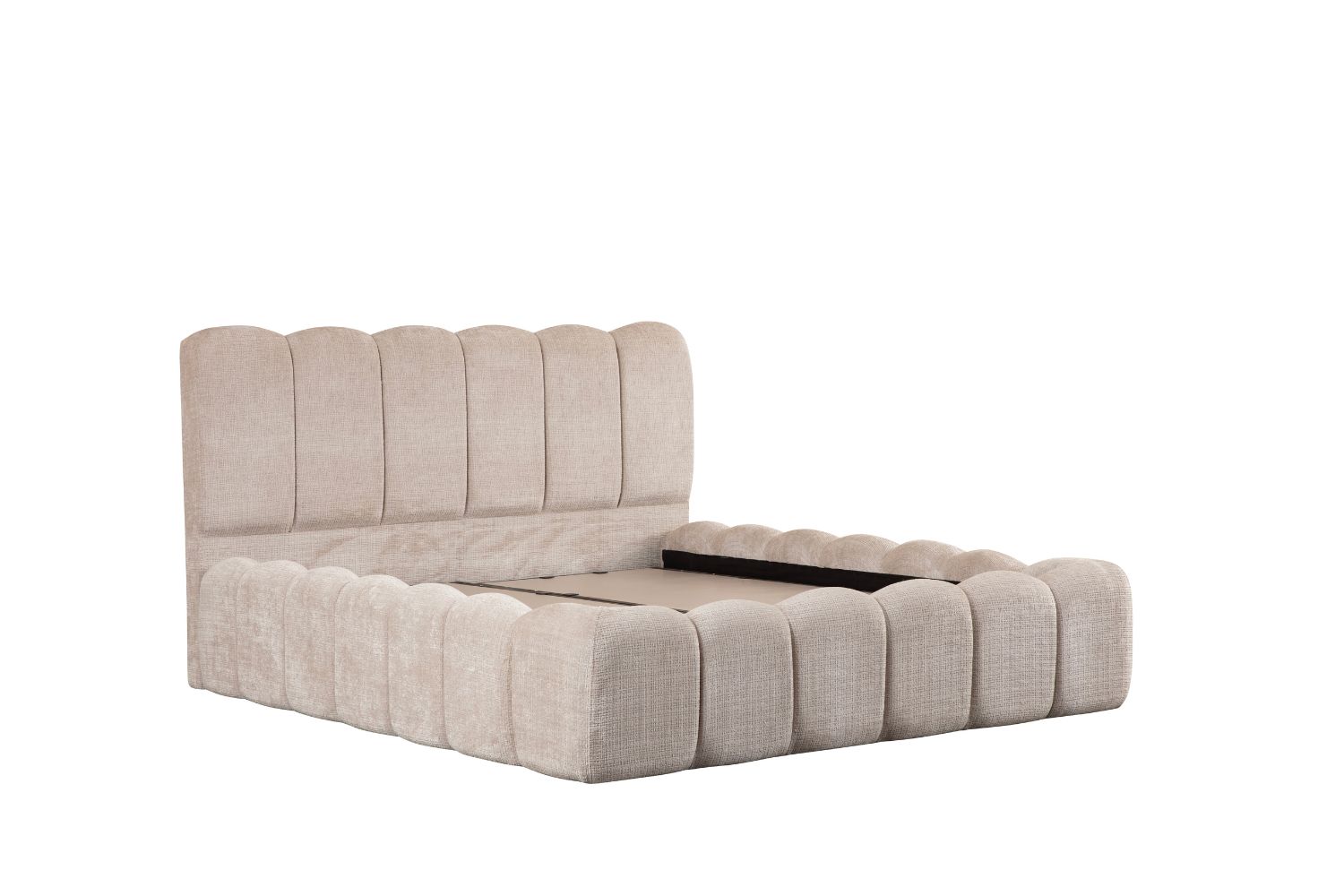 Lit Coffre ALYA BEIGE - Marbella
