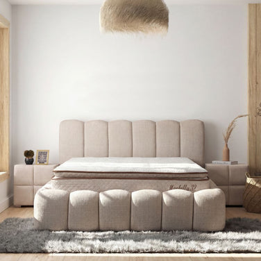 Lit Coffre ALYA BEIGE - Marbella