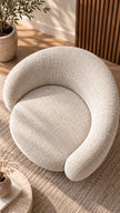 Fauteuil NESTOR – Tissu Marbella Beige