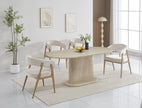 Table à manger LOKA Travertin 180cm