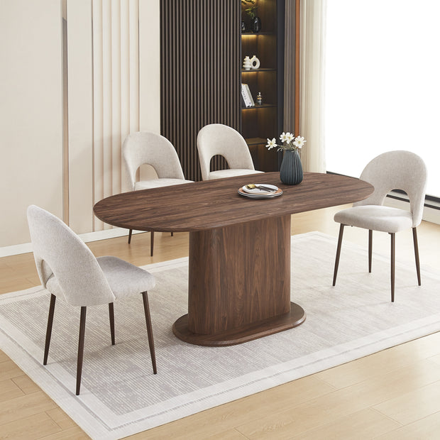 Table à manger LOKA Noyer 160cm