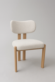 Chaise HERA bouclé beige Boisé