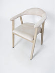 Chaise BERITA velours beige Travertin