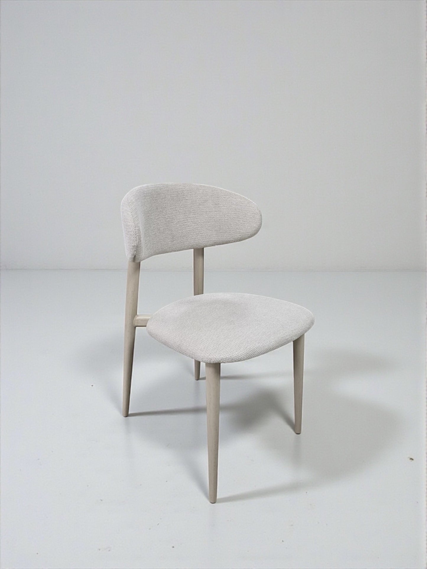 Chaise BOHEME chenille beige Travertin