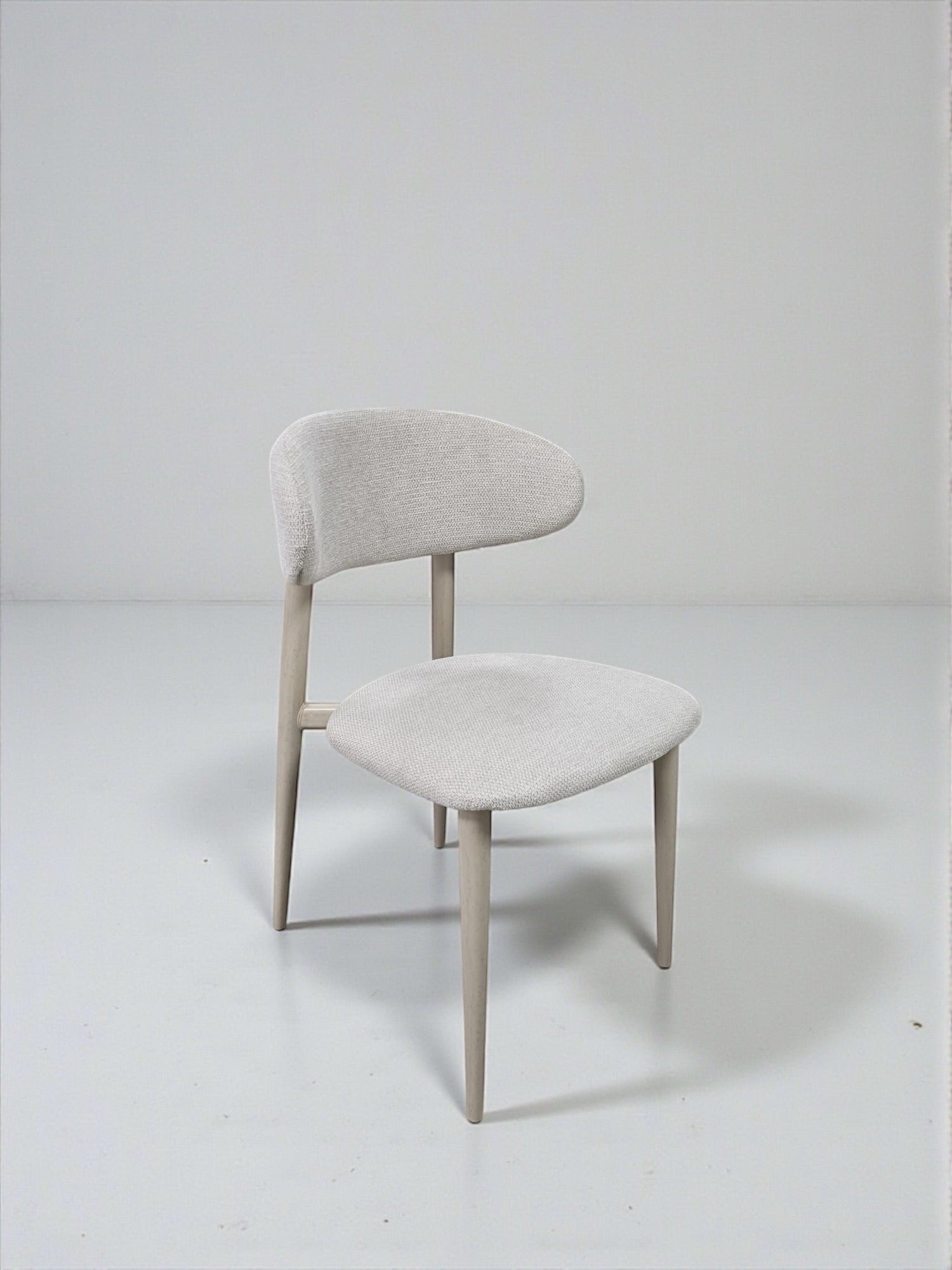 Chaise BOHEME chenille beige Travertin