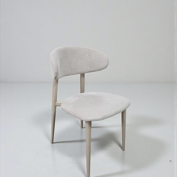 Chaise BOHEME chenille beige Travertin