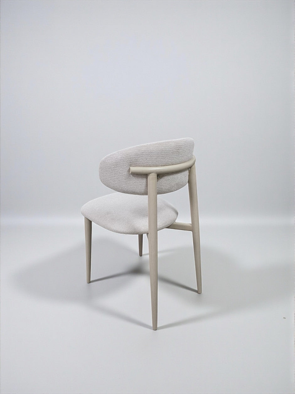 Chaise BOHEME chenille beige Travertin