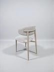 Chaise BOHEME chenille beige Travertin