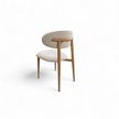 Chaise BOHEME chenille beige Boisé