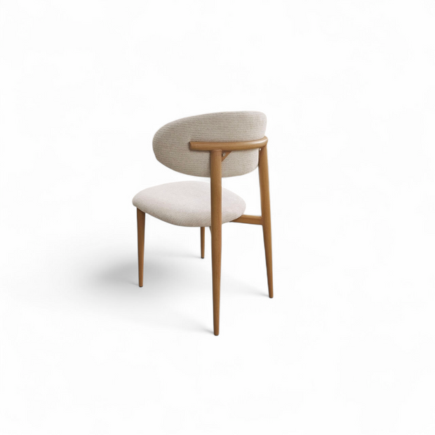 Chaise BOHEME chenille beige Boisé
