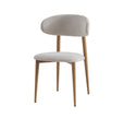 Chaise BOHEME chenille beige Boisé