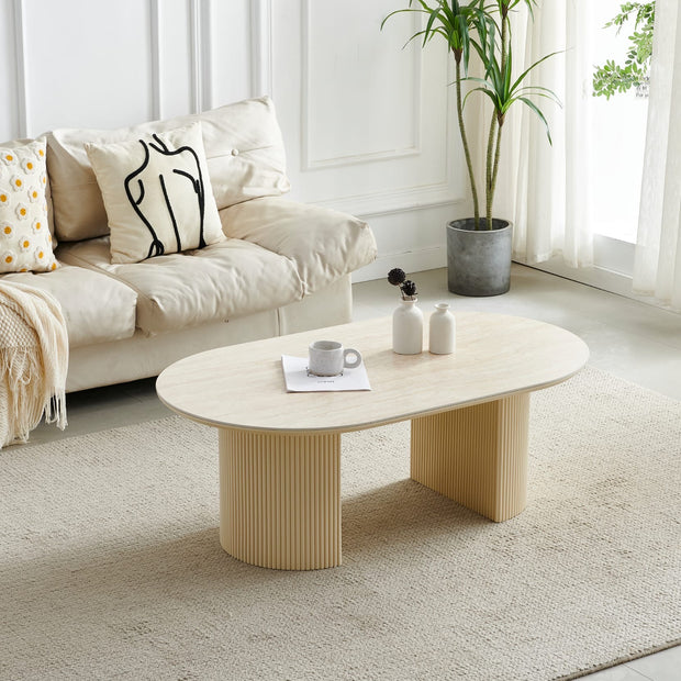 Table basse CALYPSO Travertin