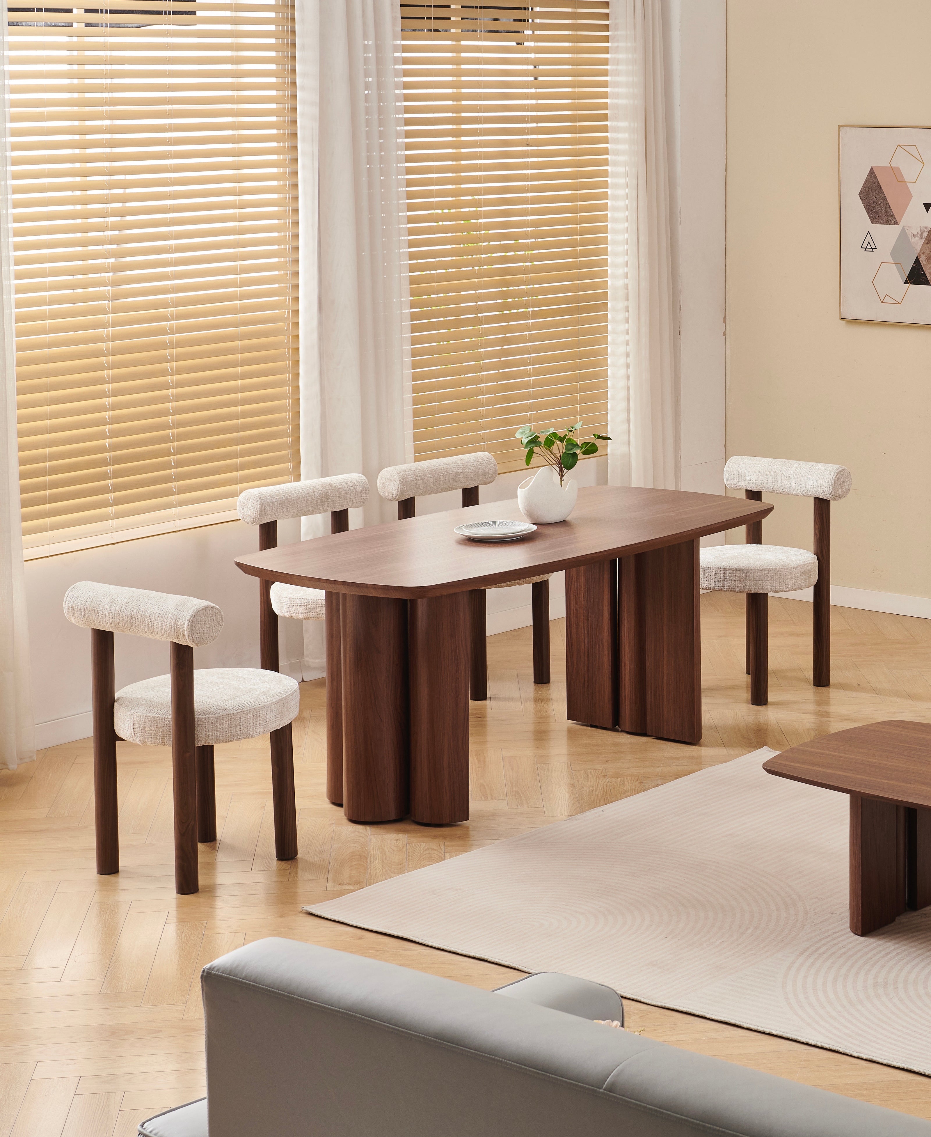 Table à manger TRINITY Noyer