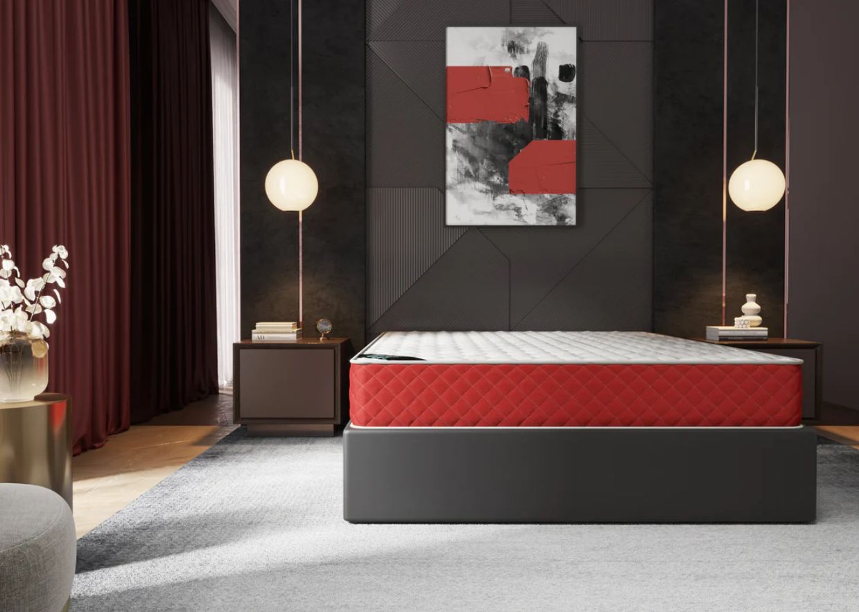 Matelas ÉLITE mousse de haute qualité : épaisseur 25 cm ROSSO FERME